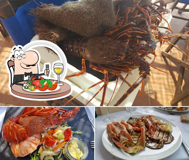 Закажите блюда с морепродуктами в "Lo Scoglietto"