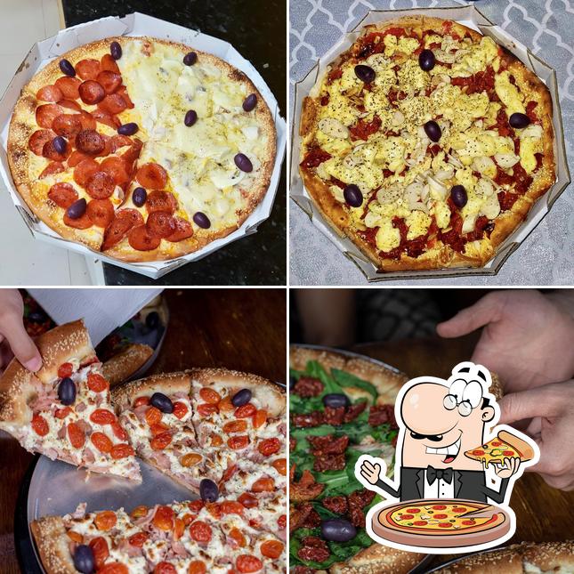 Consiga diversos variedades de pizza