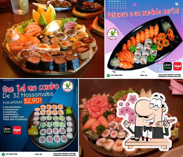 Experimente diversas opções de sushi