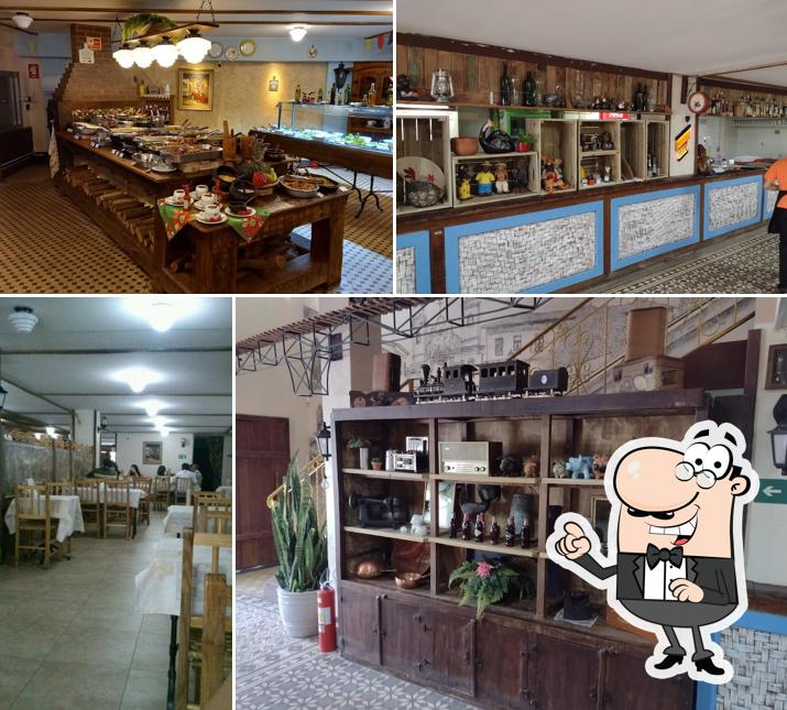 O interior do Restaurante Esquina Mineira