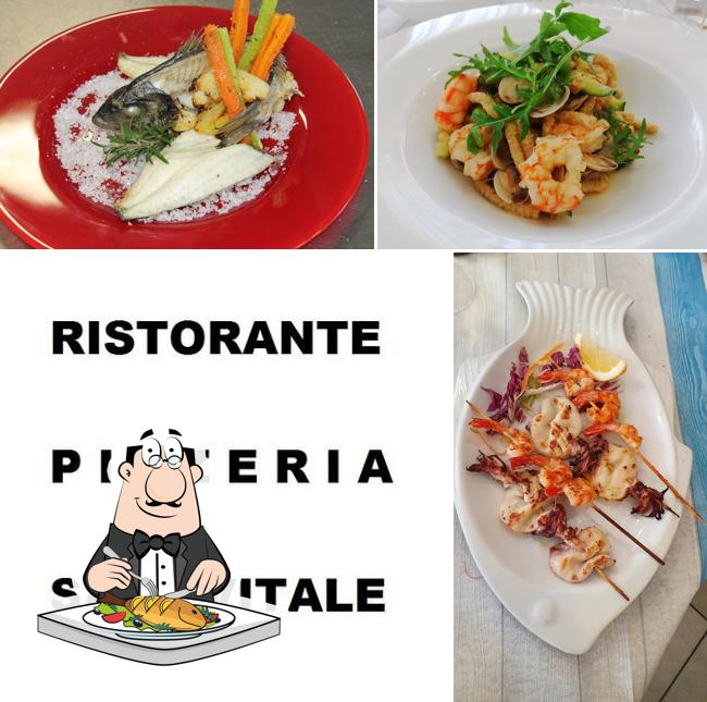 Ristorante Pizzeria San Vitale propose un menu pour les amateurs de poissons