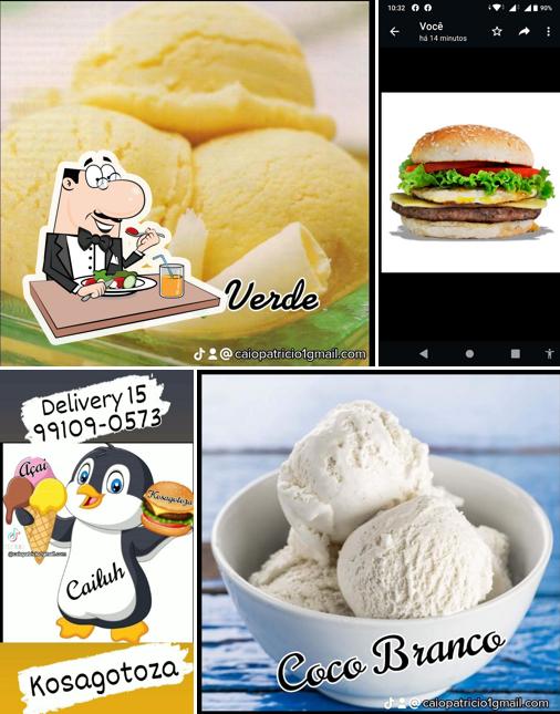 Sorvelanches Cailuh Ice Cream Art'$ & Kosagotoza Burguer Art'$(Picolés, Milk-Shake, Aça, X Burguer, Pastéis, Pizzas, Sucos)