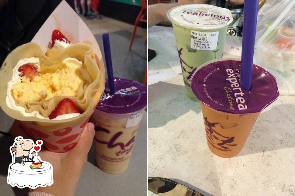 Chatime offers a range of sweet dishes