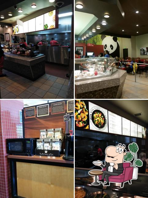 The interior of Panda Express