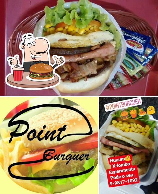 Peça um hambúrguer no Point Burguer