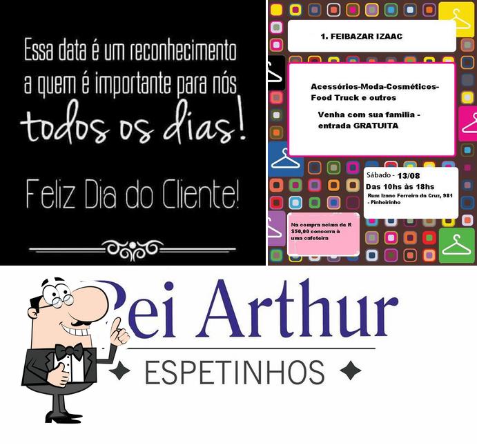 See this pic of Rei Arthur Espetinhos