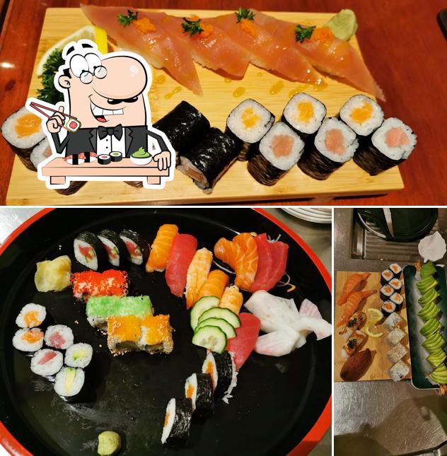 Prenditi le diverse opzioni di sushi