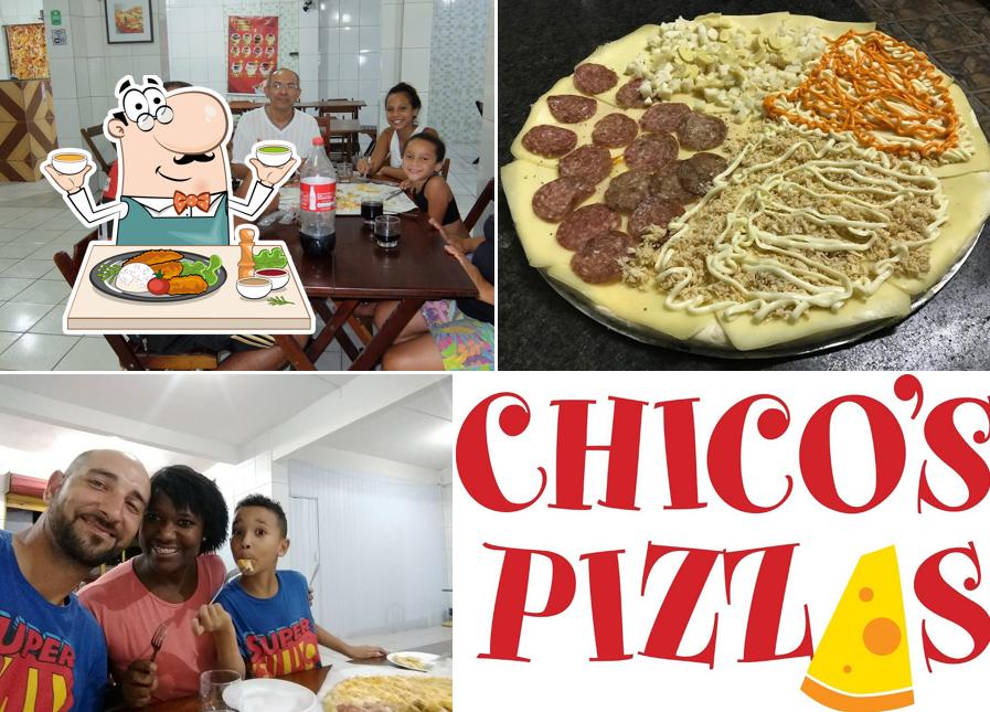 Platos en Chico’s Pizzas