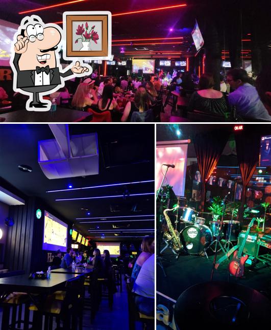 Veja imagens do interior do Hangar Lounge Pub