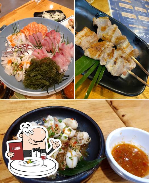 Food at OKAMI SUSHI (The Crystal SB Ratchapruek) BUFFET