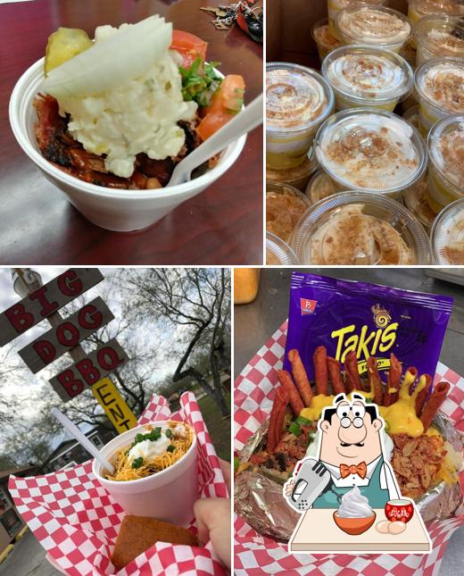 Big Dog Bar B Que in Mercedes Restaurant menu and reviews