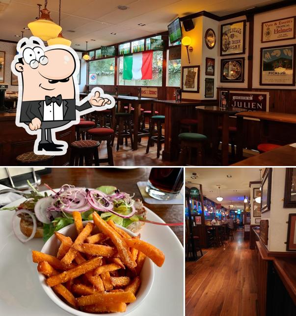 Dai un'occhiata agli interni di Flanagan's Irish Pub