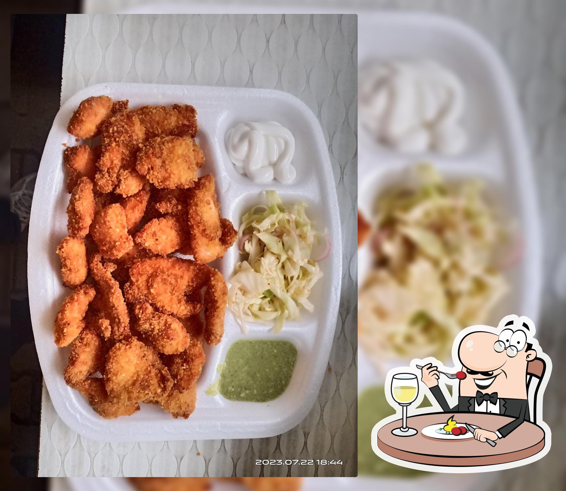 Golden Crispy Chicken And Fish