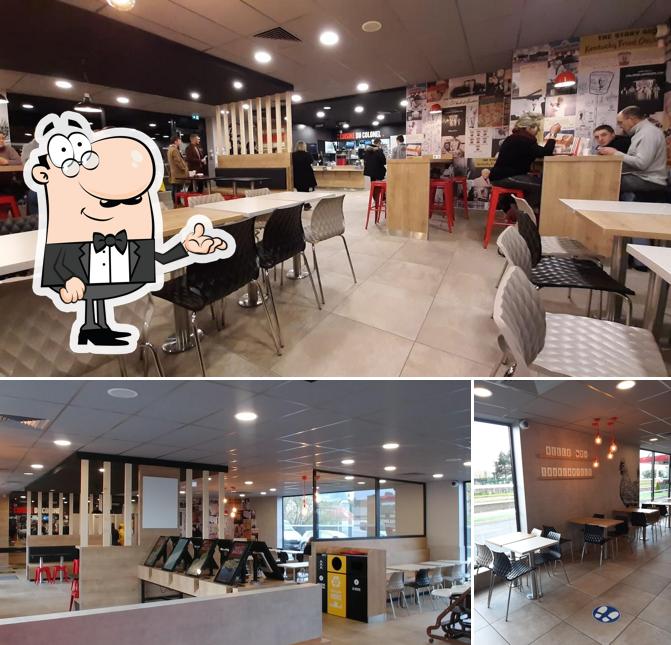 L'intérieur de KFC Cherbourg