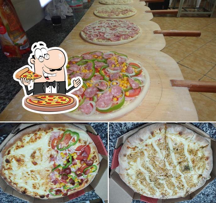 No Pizzaria Casoria, você pode provar pizza