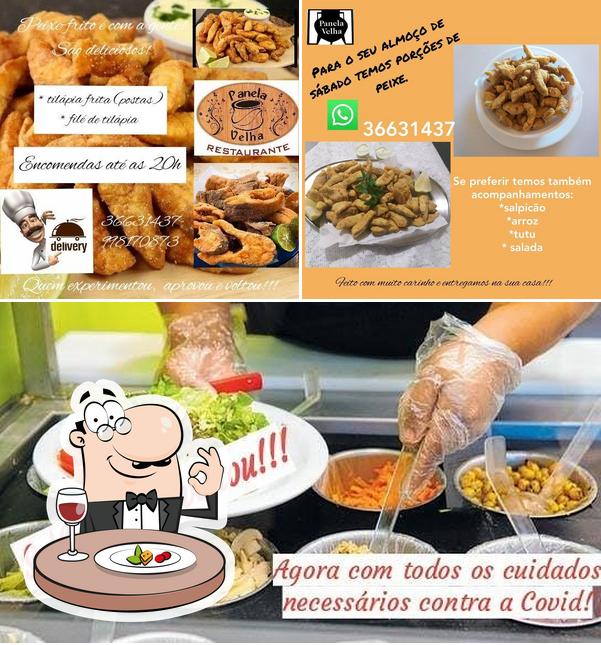 Comida en Restaurante e Hotel Panela Velha Pedralva-MG