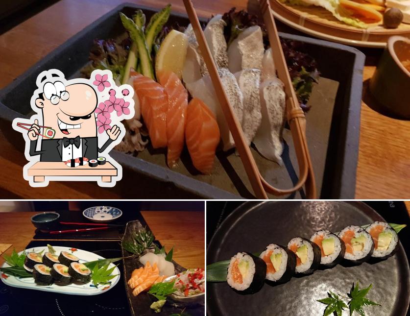 A Hanasato, vous pouvez déguster des sushis