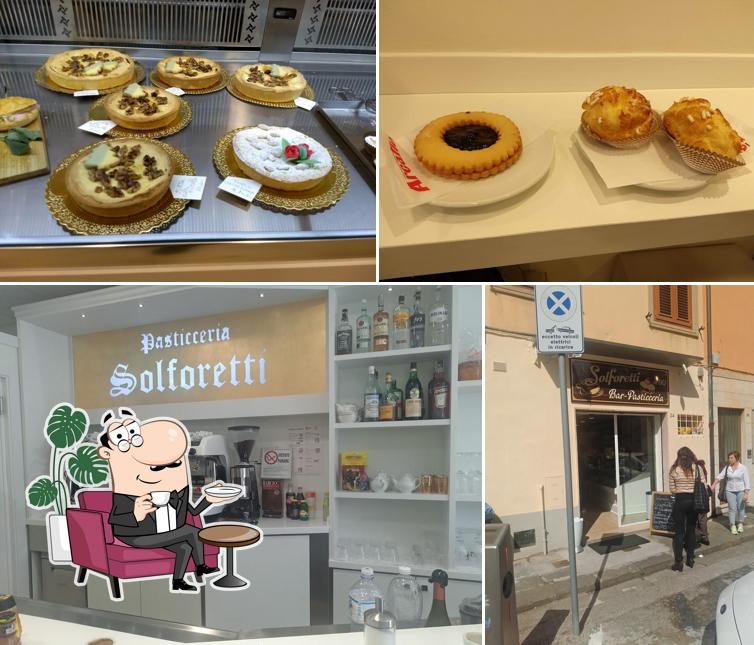 Pasticceria Bar Solforetti si caratterizza per la interni e cibo