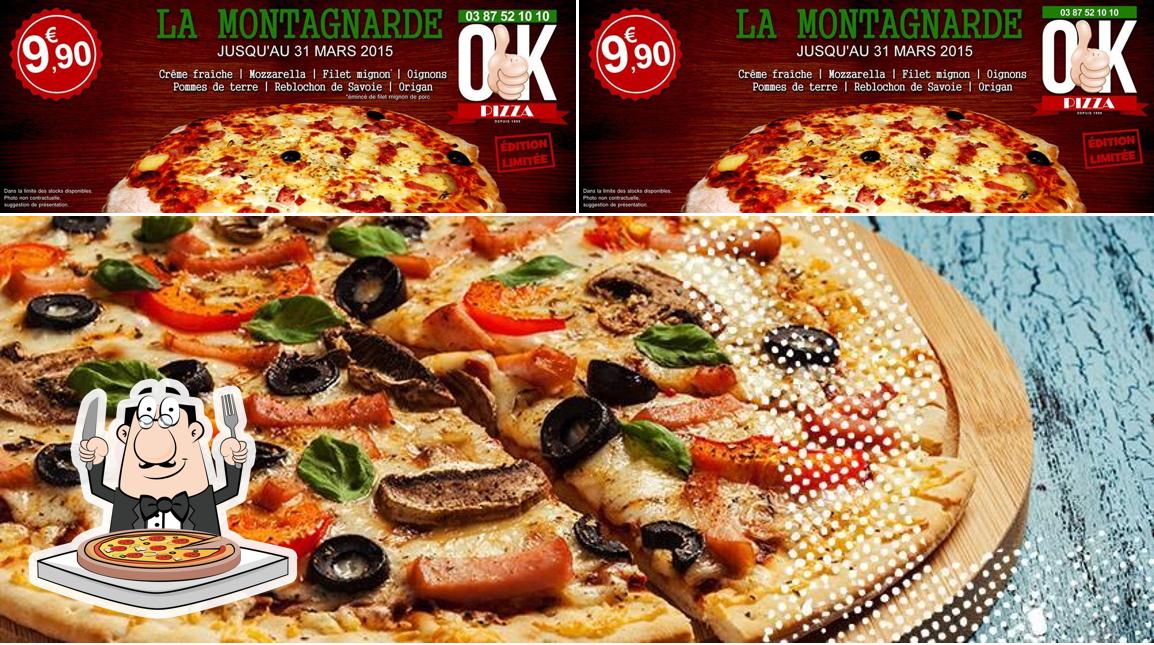Elige una pizza en Ok Pizza