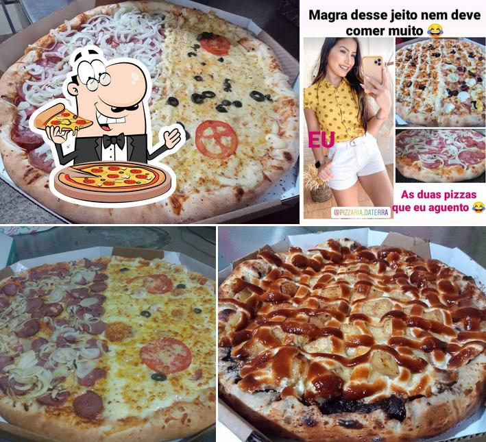 Peça pizza no Pizzaria da Terra