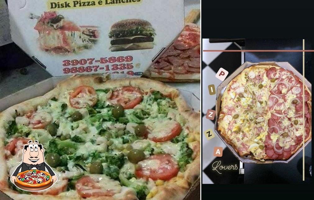 Experimente pizza no Pizzaria e Lanchonete 3 Irmãos