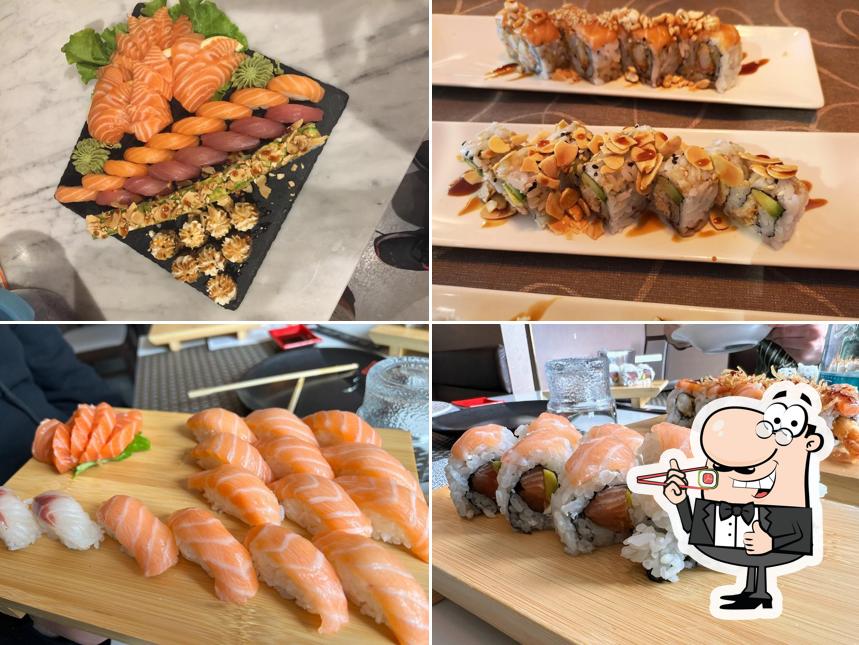 Ordina le varie opzioni di sushi