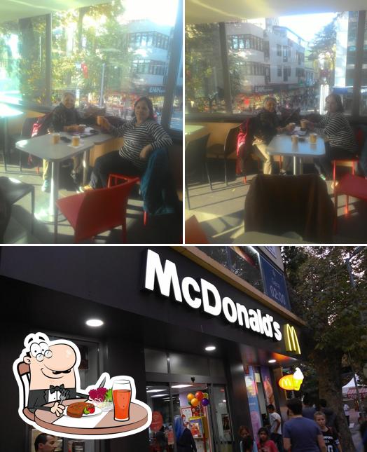 Estas son las fotos que muestran comedor y exterior en McDonald's