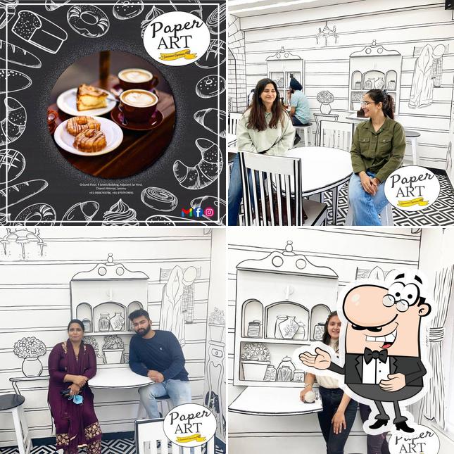 Paper art cafe Cafe / Best Cafe / Coffee cafe / Best Lounge / 2d Cafe