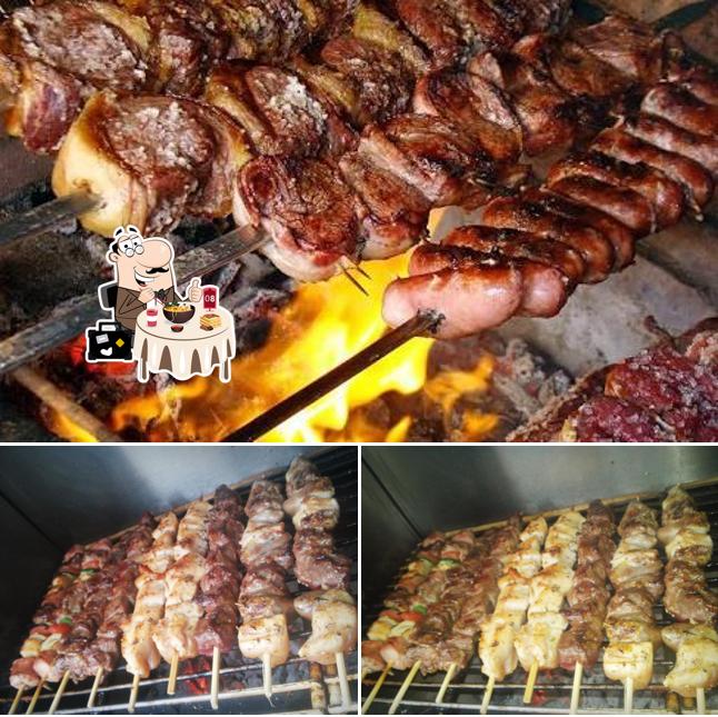 Comida em Churrasco e Churrasquinho do Gaúcho