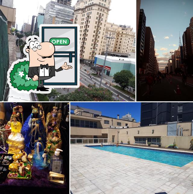 Veja imagens do exterior do Club Homs
