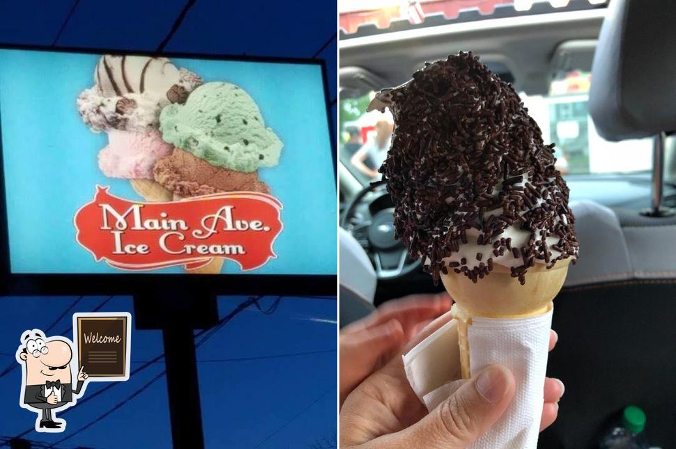 Main Ave Ice Cream in Scranton Restaurant menu and reviews