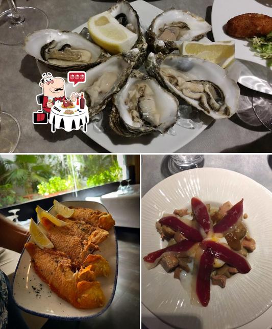 В "TRIBUTO BRASAS BAR" вы можете попробовать различные блюда с морепродуктами