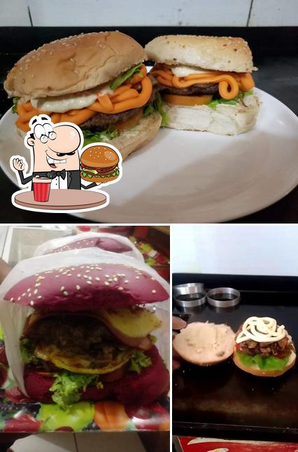 Peça um hambúrguer no Monster Burger