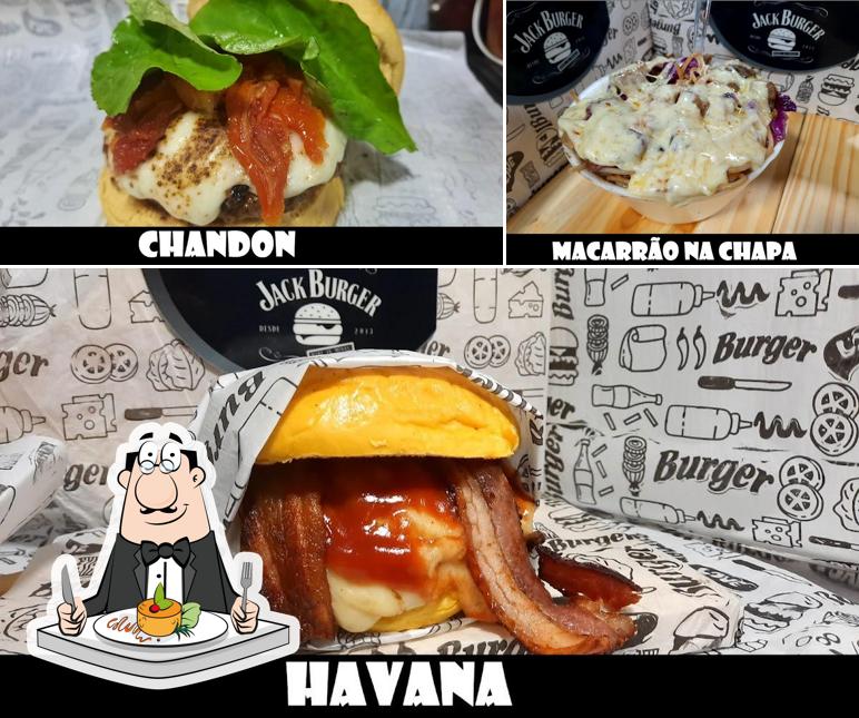 Comida em Jack Burger Foodtruck