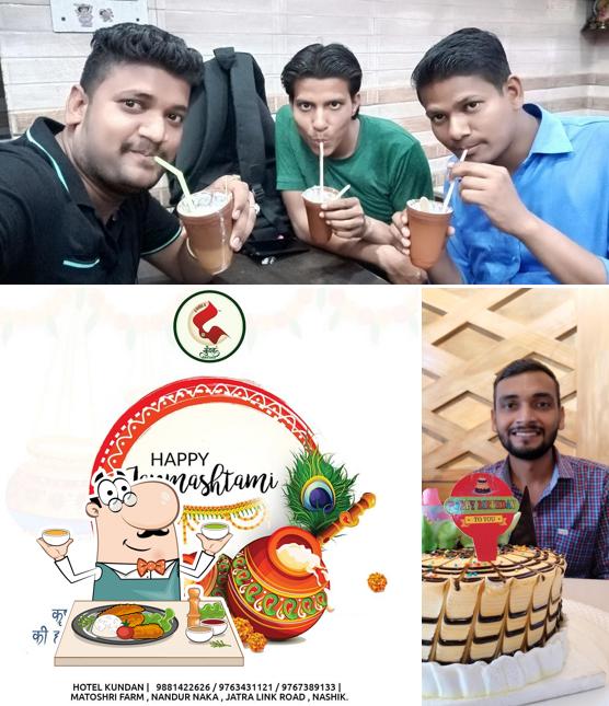 The photo of food and beverage at Kundan Hotel