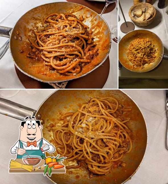 Spaghetti alla bolognese al Taverna Trilussa Trastevere