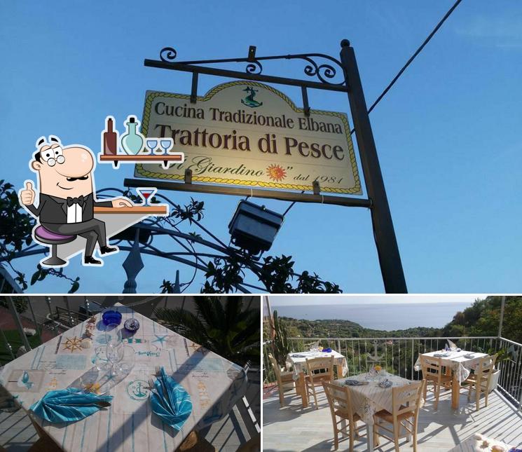 La interni e esterno del ristorante