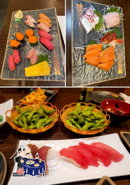 Сашими в "Haya Sushi All You Can Eat"