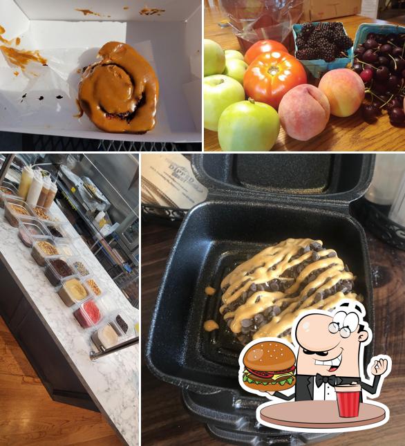 Try out a burger at The Dipped Donut, Inc. DBA Fully Gluten Free bakehouse & Market