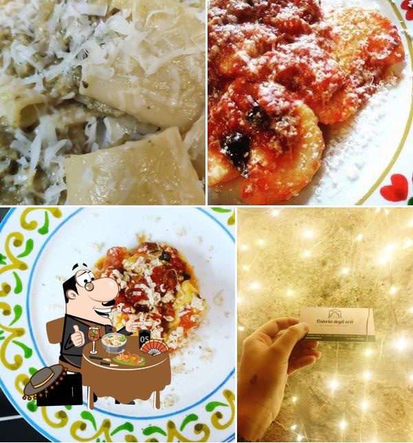 Platti al Osteria Degli Orti