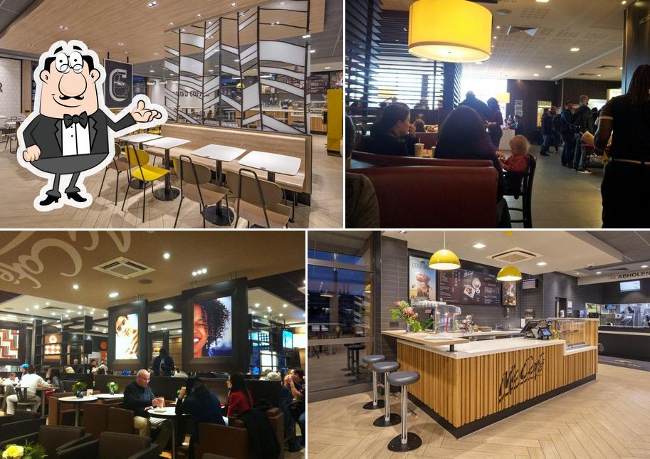 L'intérieur de McDonald's