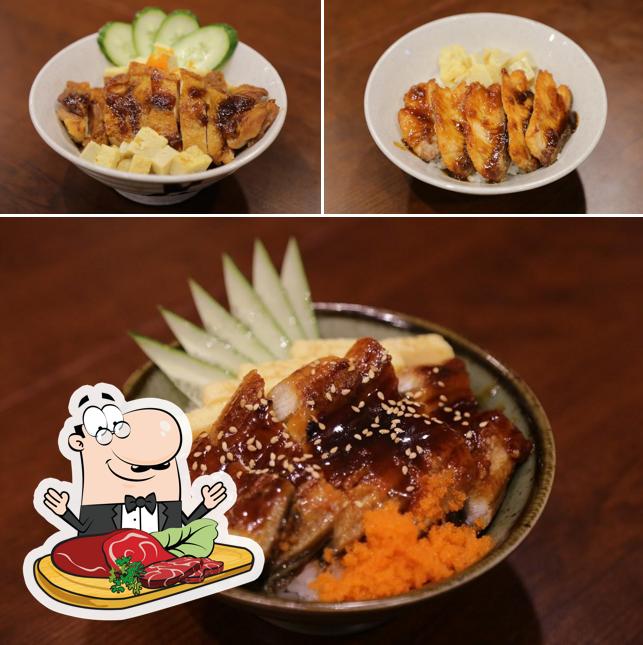 Order meat meals at Kyuten Sushi คิวเท็น ซูชิ เรวดี39