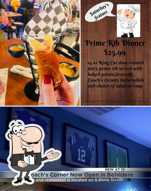 Coach’s Corner Bar & Grill in Belvidere Restaurant menu and reviews