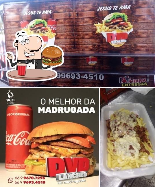 Hambúrguer em DVD LANCHES NA MADRUGADA