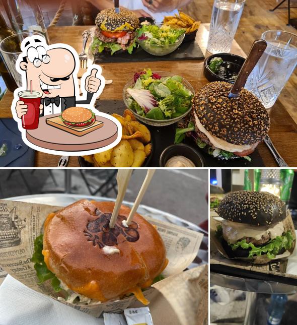 Essayez un hamburger à Black Sails - A Pirate Tavern By Chef LeChat