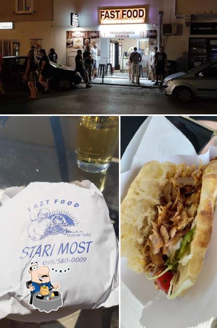 La photo de la nourriture et extérieur concernant Fast Food Ćevabdžinica Stari Most