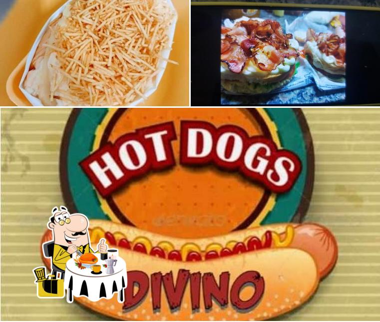 Comida em Divino Hot Dog