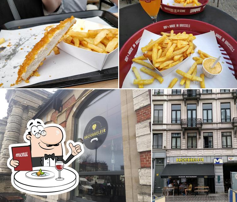 Parmi les diverses choses de la nourriture et la intérieur, une personne peut trouver sur Broebbeleir Burger St. Gilles