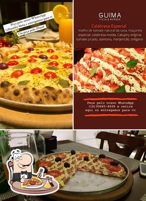 Consiga pizza no GUIMA Pizzaria