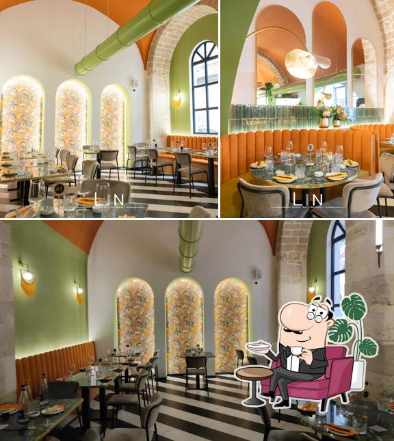 Gli interni di Sushi Lin Bitonto